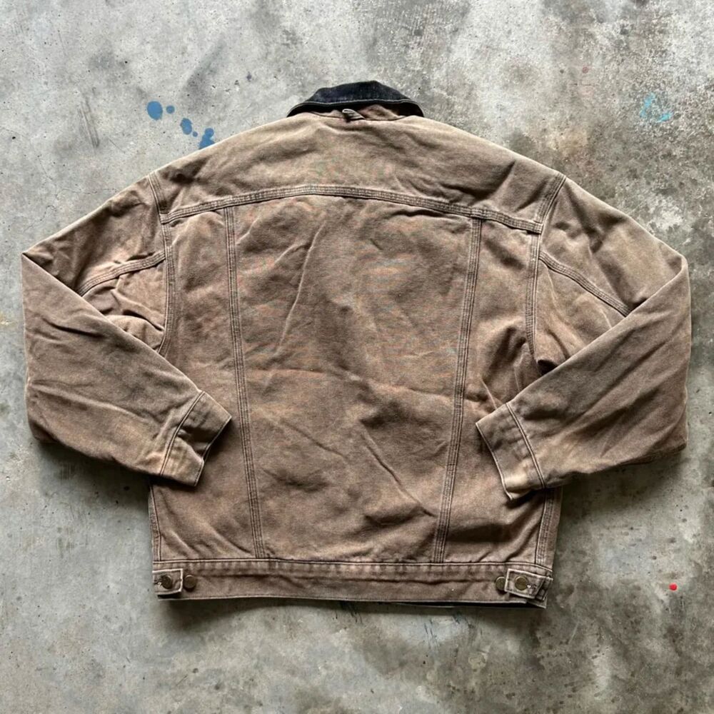 Vintage Carhartt JB0682 Blanket Lined Trucker Jacket Size Medium - Picture 4 of 7